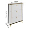 YIYIBYUS Shoe Storage Cabinet with Flip Doors Shoe Organizer Rack - 4 of 4