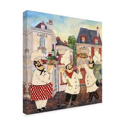 Trademark Fine Art -Jean Plout 'Italian Chefs' Canvas Art