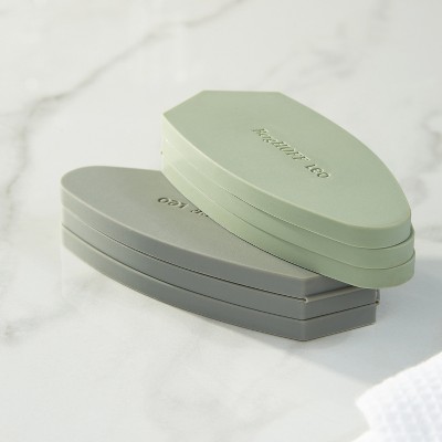 Sage Foldable Magnetic Silicone Trivet Set