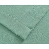Kate Aurora Teen Decor Poly Cotton Coastal Aqua Colored Grommet Top Window Valance - 3 of 4