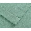 Kate Aurora Teen Decor Poly Cotton Coastal Aqua Colored Grommet Top Window Valance - image 3 of 4