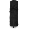 Allegra K Women's Pointy Toe Pull-on Stiletto Heels Ankle Sock Boots - 4 of 4