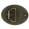 CTM Blank Oval Belt Buckle with Edge Detail - 2 of 4