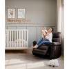 Oversized Extra Wide Manual Recliner Chair CF8007 in Faux PU Leather, 68CM Wide Seat - 2 of 4