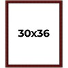 PosterPalooza | Weathered Red Picture Frame - UV Acrylic, Foam Board Backing, Hanging Hardware - 2 of 4