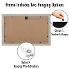 Americanflat 8.5x14 Picture Frame in Drift Wood - Composite Wood with Shatter Resistant Glass - 2 of 4