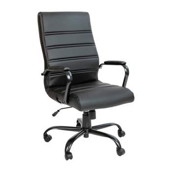 Flash Furniture High Back Executive Swivel Office Chair with Metal Frame and Arms