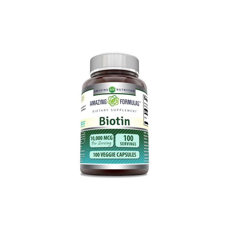Amazing Formulas Biotin 10000 Mcg 100 Capsules, 1 of 2