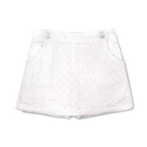 Hope & Henry Girls' Button Front Skort, Infant - 1 of 3