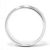 Pompeii3 Mens 14K White Gold Swiss Cut Wedding Band Ring New - 3 of 4