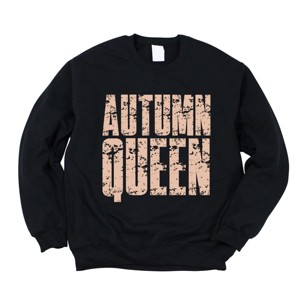 Autumn Queen Block Distressed - Women's Graphic Sweatshirt - 1 of 4