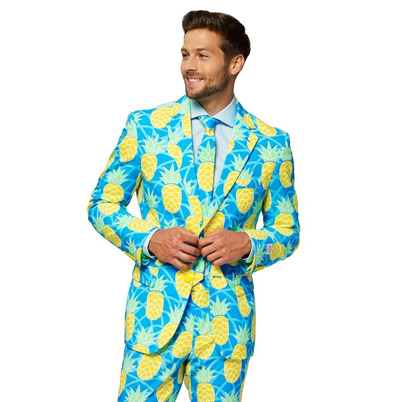 OppoSuits Men's Suit - Shineapple - Multicolor, 3 of 6