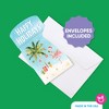 Big Dot of Happiness Beach Christmas Gift Card Holders with Envelopes, Tropical Cash Money Holders & Gift Card Sleeves, Nifty Gifty Pack, Set of 8 - 3 of 4