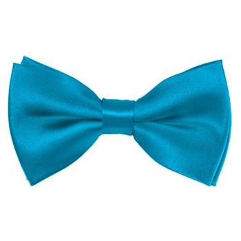 Young Boy's Solid Color 1.5 W And 4 L Inch Pre-Tied adjustable Bow Ties