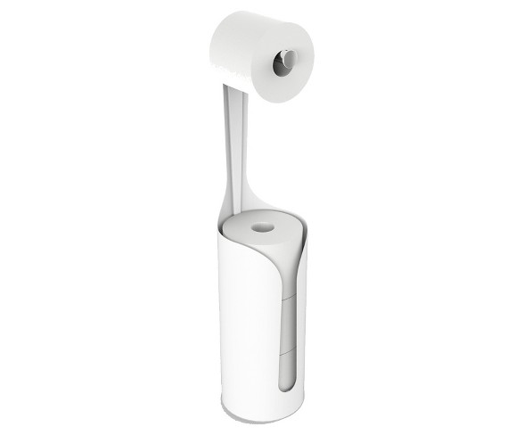 Yin Yang Toilet Caddy Matte White - Better Living Products&#174;