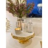 Classic Touch White Marble Cake Tray on Gold Stem - 3 of 3