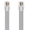 Monoprice Phone cable - 25 Feet - Silver Satin Color, RJ12 Connectors (6P6C), Straight, Flat Cable Body For Data - 3 of 4