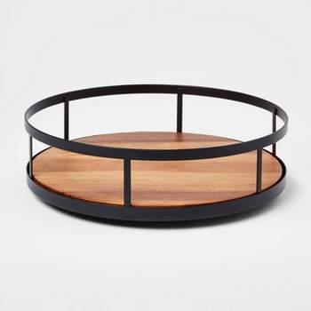 Wood Round Lazy Susan Spice Rack - Threshold™