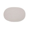 Unique Bargains Trivet Oval Rope Coaster Cotton Non-Woven Fabric 12.6"x8.66"x0.31" - 3 of 3
