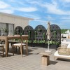 PexFix Arched Outdoor Metal Trellis with Planter Box - 4 of 4