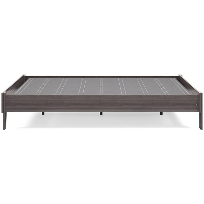 Harmony Gray Queen Platform Bed with Storage Drawers