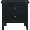 NicBex 24 Inch Nightstand with 2 Drawers,End Table,Wood Side Table with Round Knob Handles for Bedroom,Living Room - 3 of 4