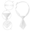 INSPIRE CHIC Women's Pre-tied Solid Color Adjustable Short Tie - 3 of 4