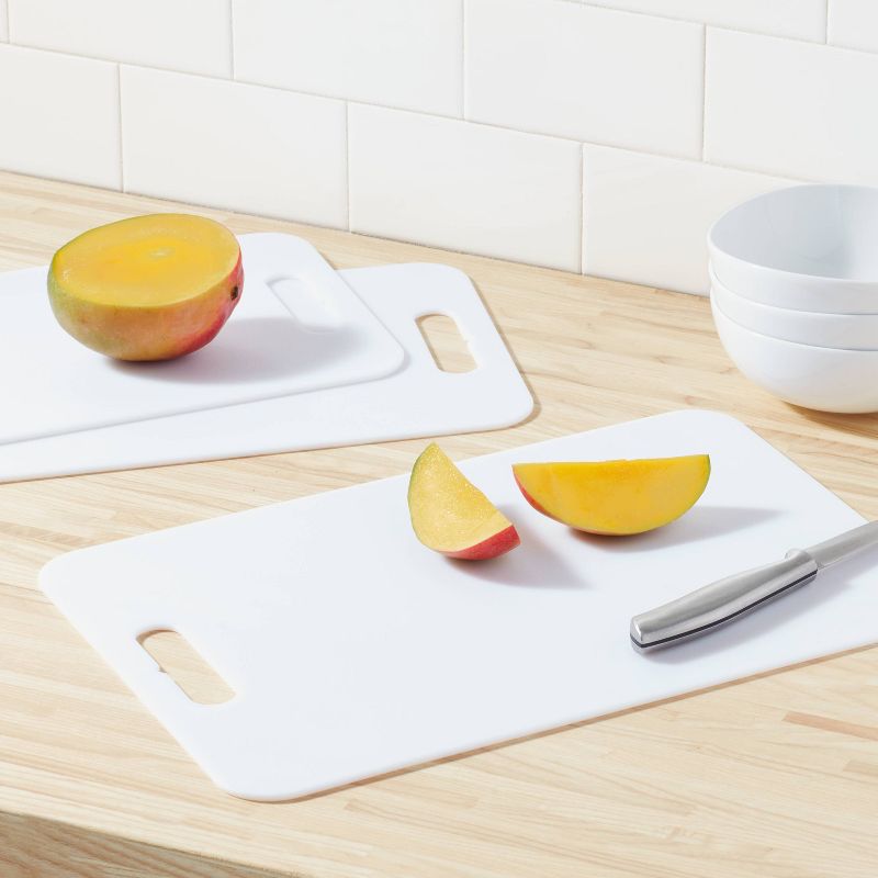 3pc Poly Essentials Cutting Board Set - Made By Design™, 2 of 4
