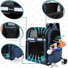 PetAmi Dog Backpack Carrier For Small Large Cat Pet Puppy, Ventilated Hiking Travel Bag, Airline Approved Safety Camping Biking - 2 of 4