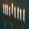 Vintiquewise Modern Solid Metal Judaica Hanukkah Menorah 9 Branched Candelabra - 4 of 4