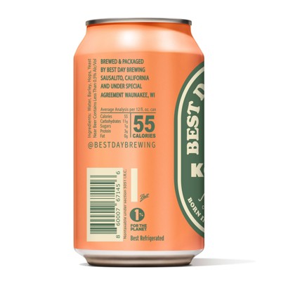 Best Day Kolsch Non-Alcoholic Beer - 6pk/12 fl oz Cans