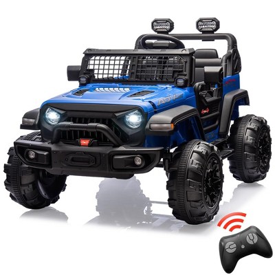 24V 2 Seaters Kids Ride On Car With Remote Control, 2*120W Motors 9ah Battery 20" Extra Large Seats,LED Headlights