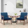 CAVINAS Upholstered Accent Chair with Extra-Thick Backrest,Lounge Chair,Modern Wingback Chair for Bedroom,Reading Room - 2 of 4