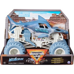 Monster Jam, Official Megalodon Monster Truck, Collector Die-Cast Vehicle, 1:24 Scale, Kids Toys for Boys and Girls Ages 3 and up - 1 of 4