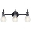 Kichler Lighting Greeier 3 - Light Vanity in  Black - 4 of 4