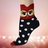 Colorful Owl Crew Socks (Women's Sizes, Adult Medium) - 2 of 3