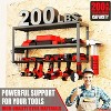 Keenray Power Tool Organizer Wall Mount - 2 Layers Storage Rack  for Drills Cordless Tools. Tool Organizer Storage for Workshop  Basement - 4 of 4