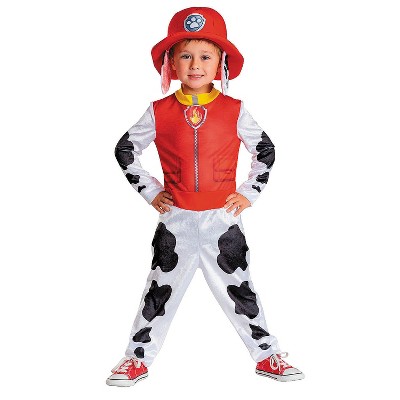 Paw Patrol Boys' Marshall Halloween Classic Costume Jumpsuit - Red - 3T-4T