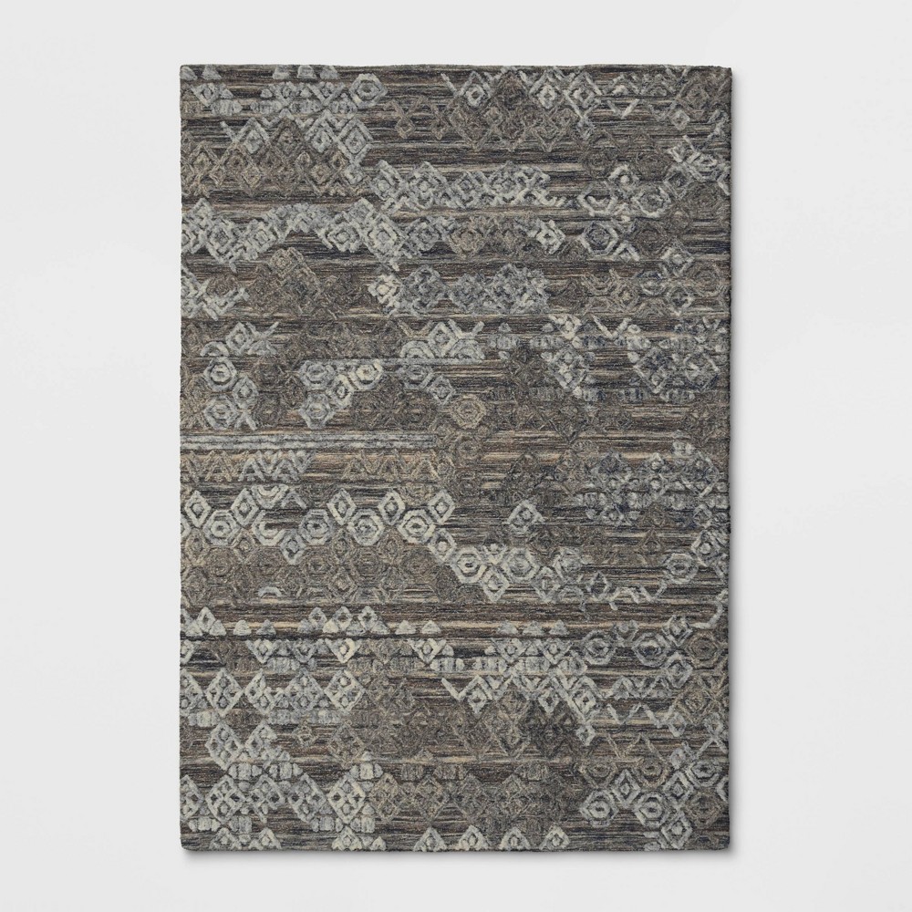 7'x10' Mariana Hand Tufted Distressed Geo Wool Area Rug - Opalhouse was $359.99 now $179.99 (50.0% off)