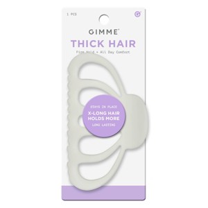 Gimme Beauty Thick Large Cavity Claw Clip - Cream - 1 of 4