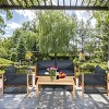 Tangkula 4PCS Acacia Wood Outdoor Patio Furniture Set Cushioned Sofa W/Nylon Rope Armrest - 3 of 4