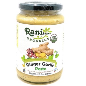 Organic Ginger Garlic Cooking Paste - 26.5oz (750g) - Rani Brand Authentic Indian Products - 1 of 4