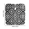 Unique Bargains Retro Hair Cutting Cape 62.99"x55.12" Black White 1 Pc - 4 of 4