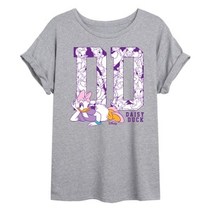 Women's - Disney - Daisy Ears Oversized Graphic T-Shirt - 1 of 4