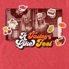 Men's Friends It Tastes Like Feet Thanksgiving Icons Scene T-Shirt - image 2 of 4