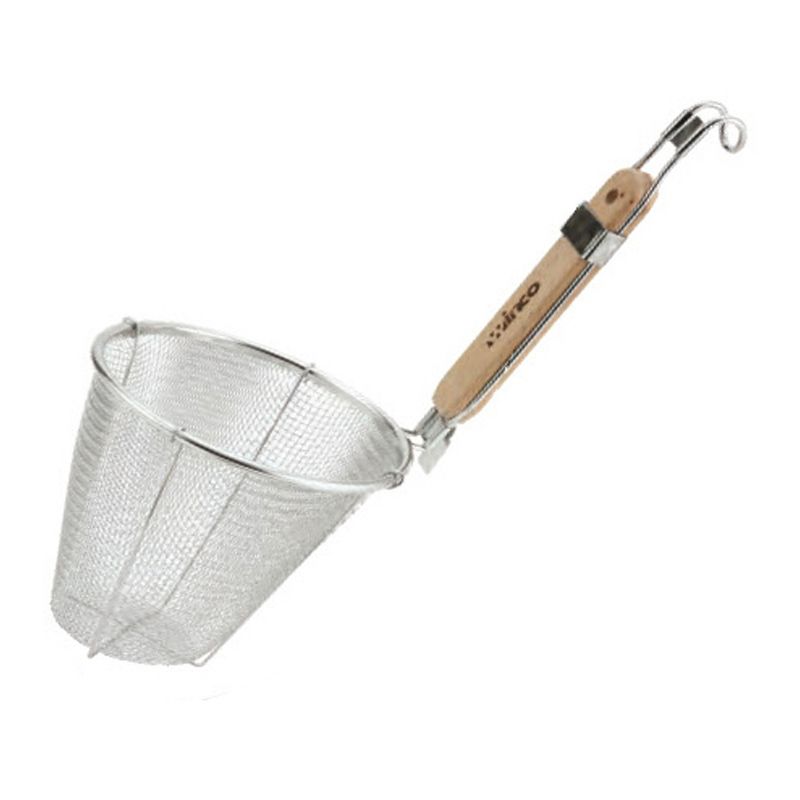 Winco Strainer with Single Mesh, Deep Bowl, Stainless Steel, 5.5", 2 of 4