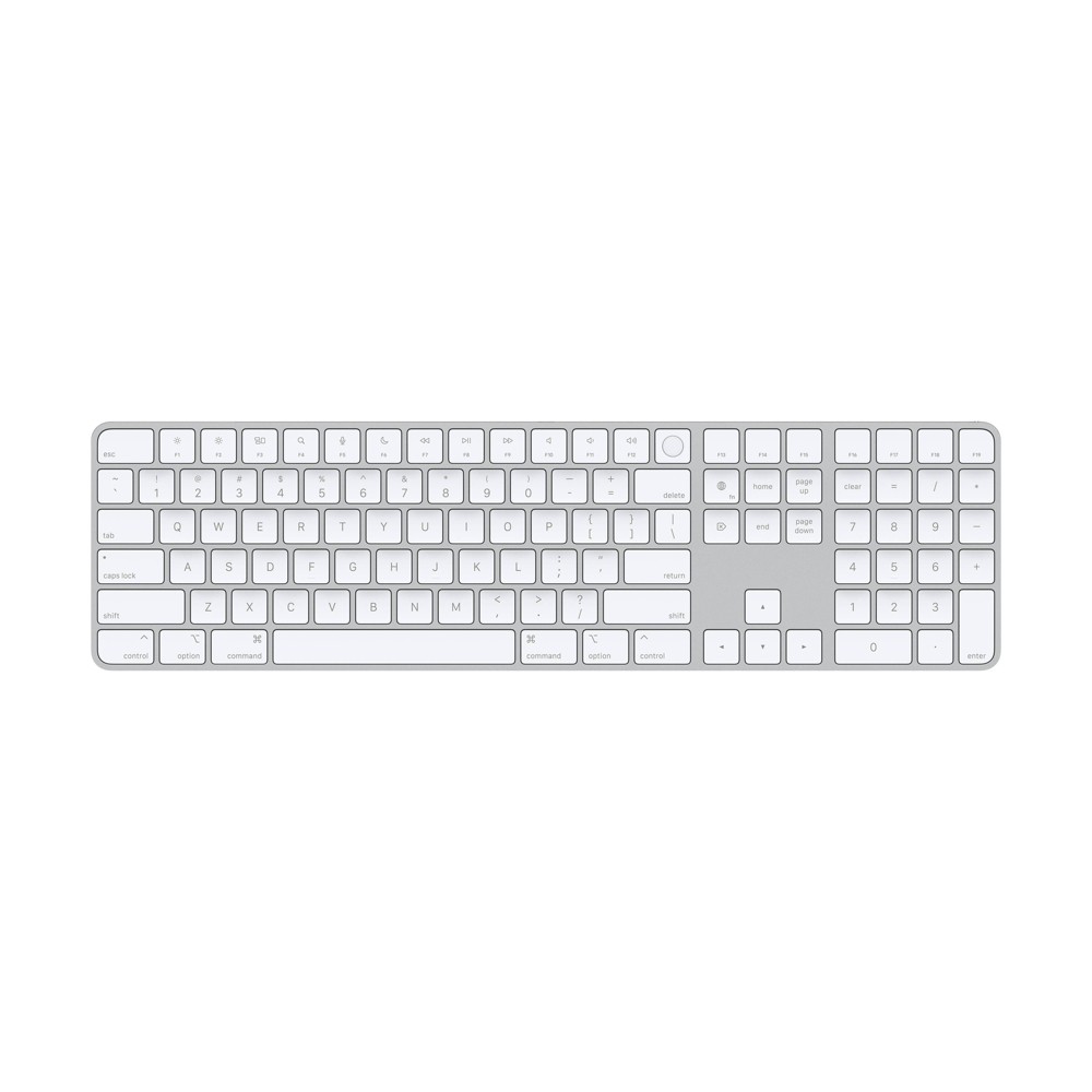 Apple Magic Keyboard with Touch ID and Numeric Keypad - Silicon (Lightning)