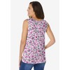 Woman Within Perfect Printed Scoopneck Tank - 3 of 4