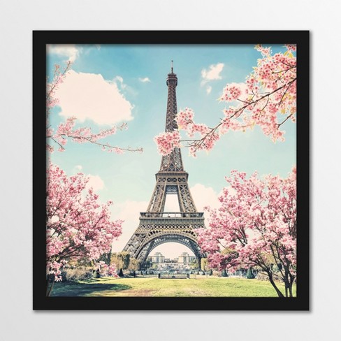 Americanflat Botanical Landscape 10x10 Gallery Wrapped Canvas - Sakura In  Paris Wall Art Room Decor By Manjik Pictures : Target