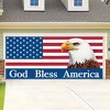 Collections Etc God Bless America Patriotic American Flag Garage Door Banner - 2 of 2